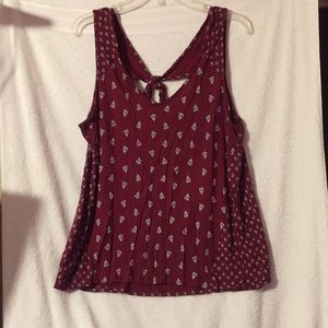 Old navy tie back tank top